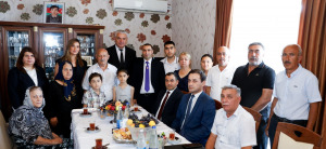 Şəhid atasının 80 illik yubileyi qeyd edilib